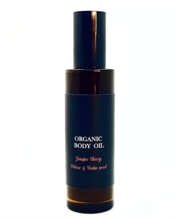 Organic Body Oil - Juniper Berry, Cedar wood and Vetiver